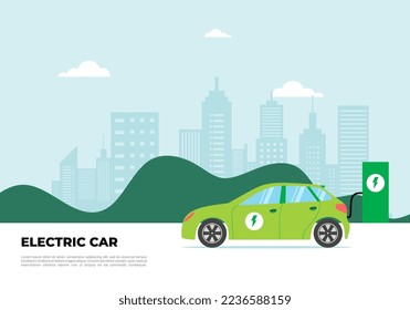 Elektrischer Autotagshintergrund, der am 9. September gefeiert wird.