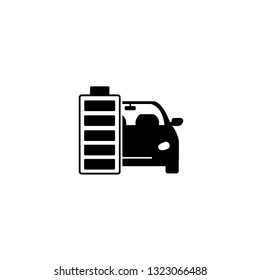 Electric Car Battery Icon Stock Vector (Royalty Free) 1323066488 ...