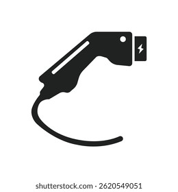 Electric Car Charging Icon,  symbol, and vector, Can be used for web, print, and mobile