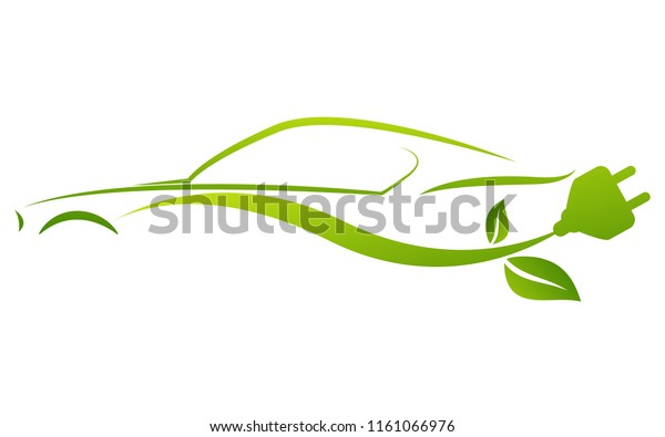 Electric car charging\
point icon vector