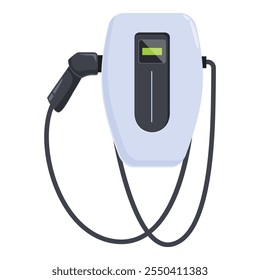 Electric car charging station promoting eco friendly transportation solutions for a greener future