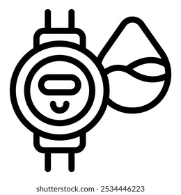 Electric car charging station showing happy face with full battery icon, electric vehicle charging station