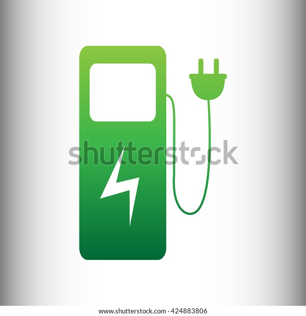 Electric car charging station\
sign