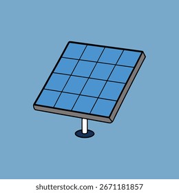 Electric Car Charging Station Vector