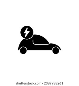Electric car concept line icon. Simple element illustration. Electric car concept outline symbol design.