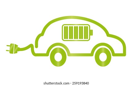 electric car design, vector illustration eps10 graphic