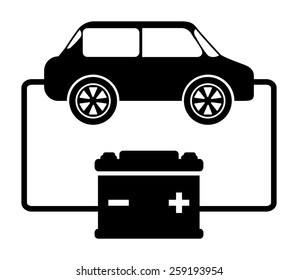 electric car design, vector illustration eps10 graphic