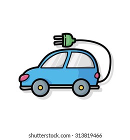 Electric Car doodle