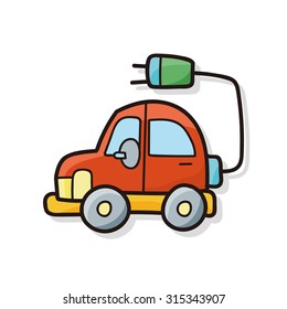 Electric Car doodle