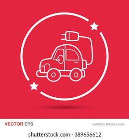 Electric Car doodle