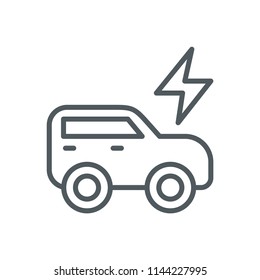 Electric Car Icon