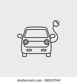 electric car icon