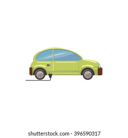 Electric car icon