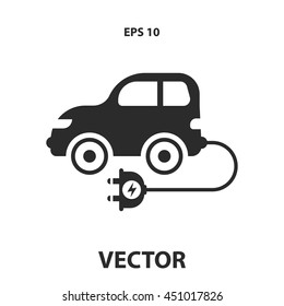 electric car icon
