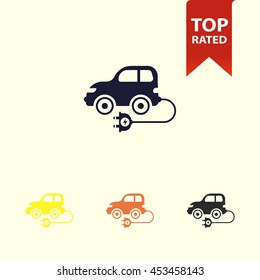 electric car icon