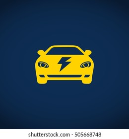 electric car icon