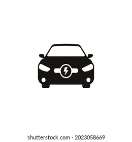 Electric car icon design illustration template