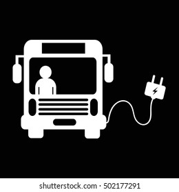 electric car icon illustration idesign