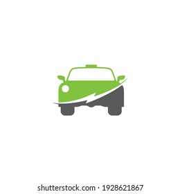 Electric car icon isolated on white background from ecology collection. Electric car icon trendy and modern electric car symbol. Vector illustration EPS.8 EPS.10