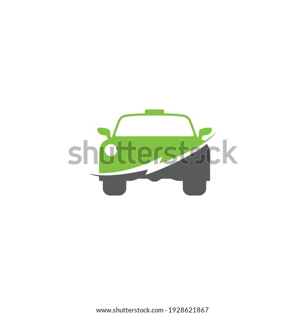 Electric car icon isolated on\
white background from ecology collection. Electric car icon trendy\
and modern electric car symbol. Vector illustration EPS.8\
EPS.10