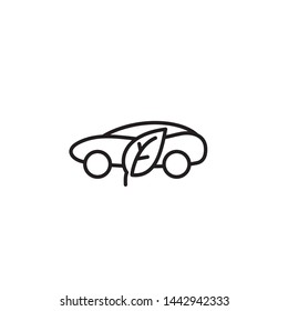 Electric Car Icon Symbol Vector Ilustration