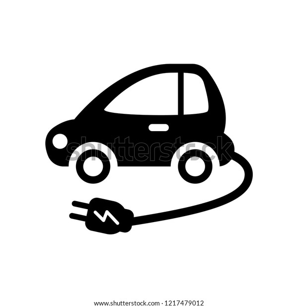 Electric car icon. Trendy Electric\
car logo concept on white background from Transportation\
collection. Suitable for use on web apps, mobile apps and print\
media.
