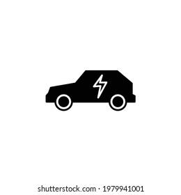 Vektorsymbol von Elektroautos, eps10