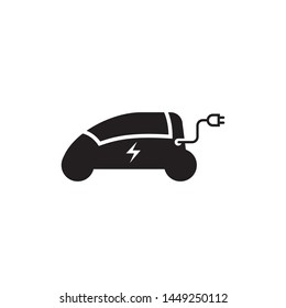 Electric Car Icon Vector Illustration 