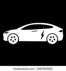 Electric car icon Vector Illustration