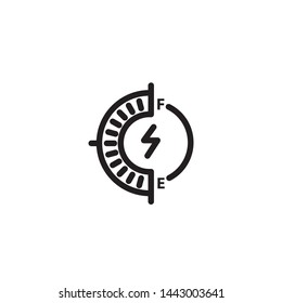 Electric Car Icon Vector Ilustration