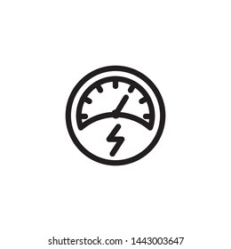 Electric Car Icon Vector Ilustration