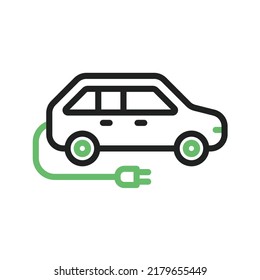 Electric Car icon vector image. Can also be used for Vehicles. Suitable for mobile apps, web apps and print media.