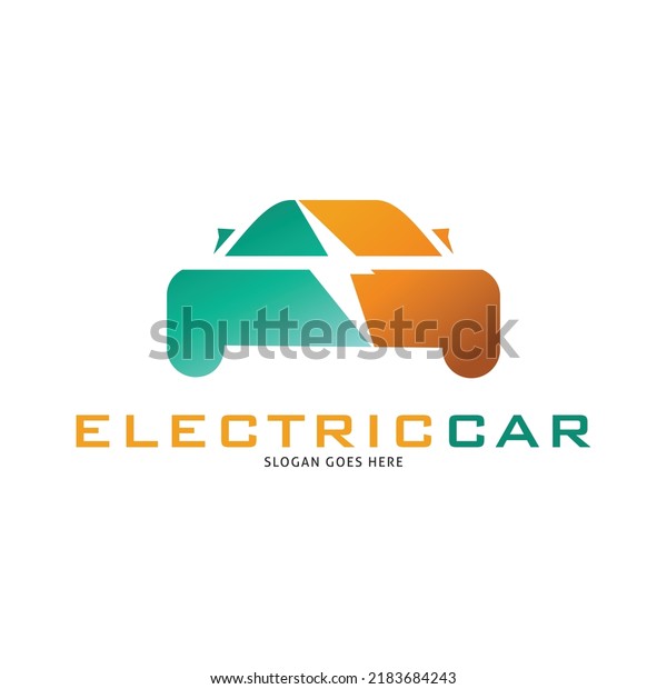 Electric Car Icon Vector Logo Template\
Illustration Design
