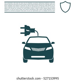 electric car line Icon