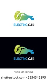 electric car logo design - electrical car - electric pump for car - auto car