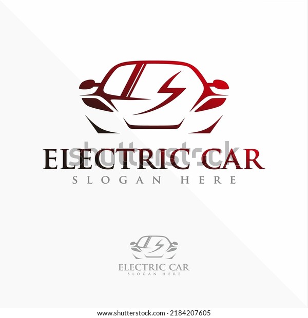 electric car logo design\
template