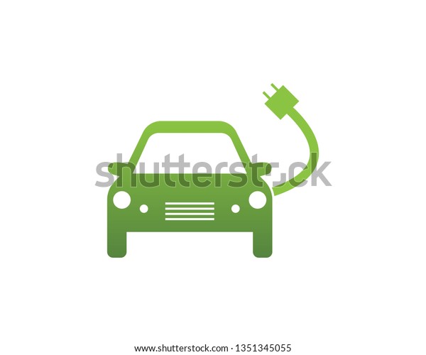 Electric car logo design\
vector