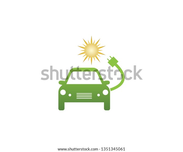 Electric car logo design\
vector