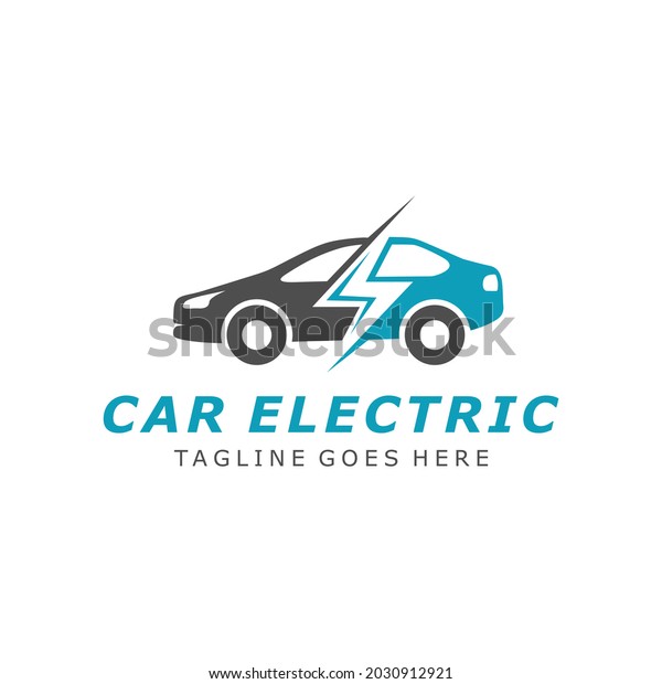 Electric\
Car logo symbol or icon template. electric car charging concept\
vector icon with socket energy non pollution\
car