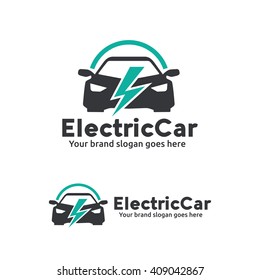Electric Car Logo Template