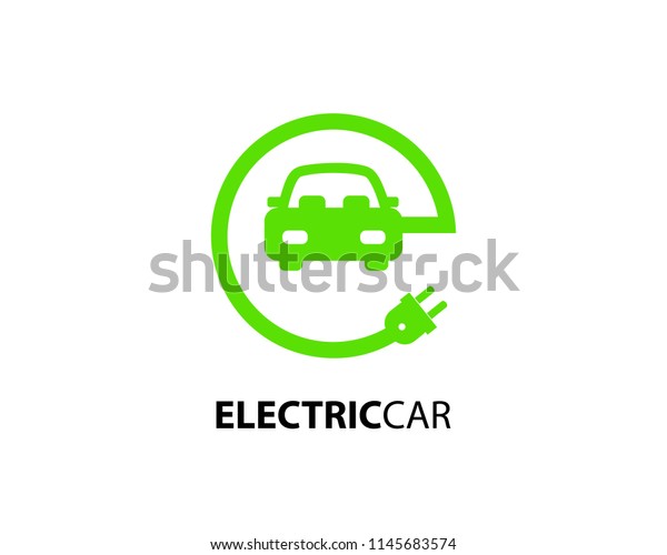 Electric Car logo template\
design