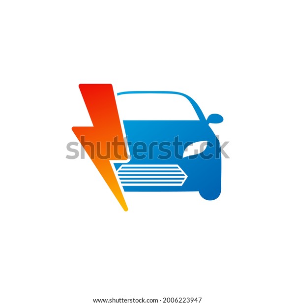 Electric Car logo vector template, Creative Car\
logo design concepts