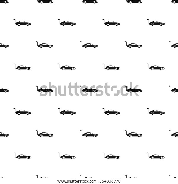 Electric car pattern. Simple illustration of electric\
car vector pattern for\
web