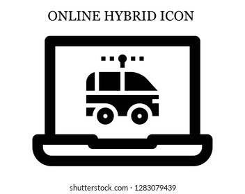 Electric car search icon. Editable Electric car search icon for web or mobile.