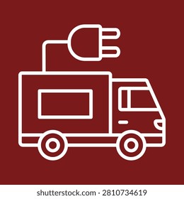 Electric Car trendy vector illustration in flat style superb background.eps