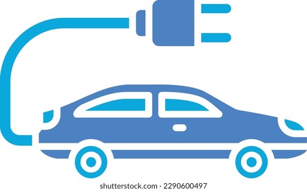 Electric Car vector icon. Can be used for printing, mobile and web applications.