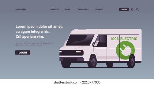 electric cargo delivery van car electrified transportation e-motion EV management sustainable transport zero emissions