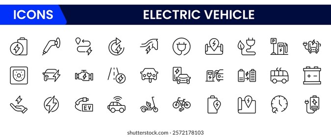 electric cars and eco transport. Eelectric bus, truck, vehicle, auto, charge station, parking.