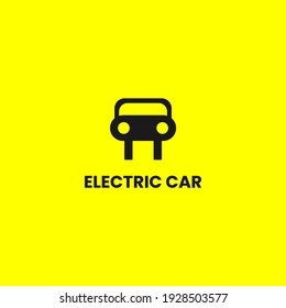 electric  cars inspired logo design suitable for automotive and technology companies 