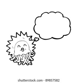 electric cartoon jellyfish